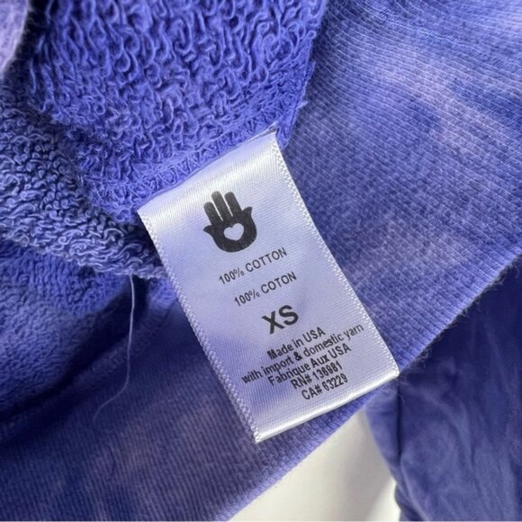 Spiritual Gangster Grateful Classic Crew Sweatshirt Royal Cloud Tie Dye Size XS - Picture 9 of 13